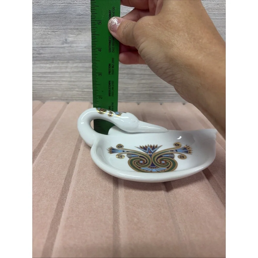 Elizabeth Arden Treasures of the Pharaohs Swan Soap Dish Trinket Tray (C4)
